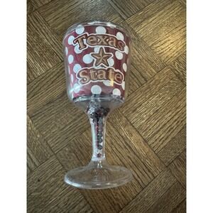 Texas State‎ Plastic Wine Glass